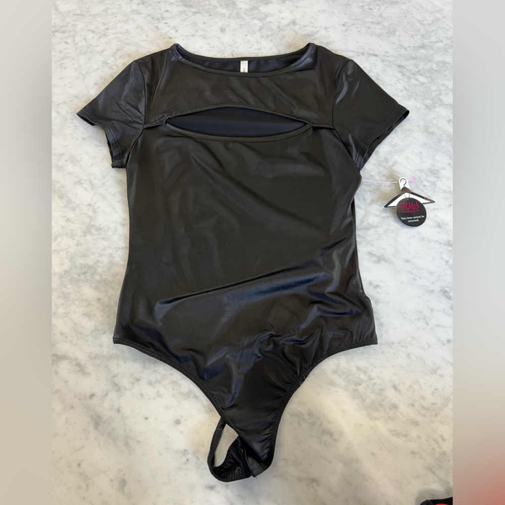 Black NWT HOT MIAMI STYLES Women's Bodysuit